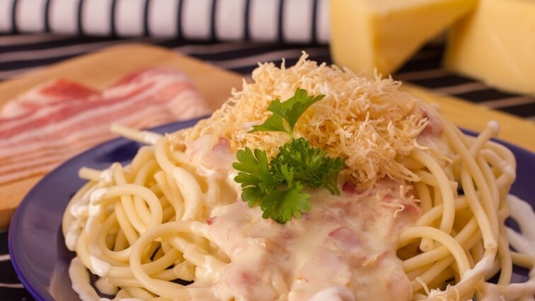 Baconos tészta (olasz módra)