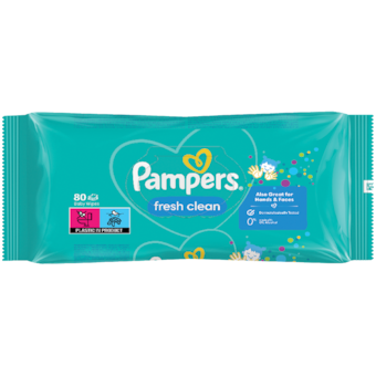 Pampers Dětské vlhčené ubrousky