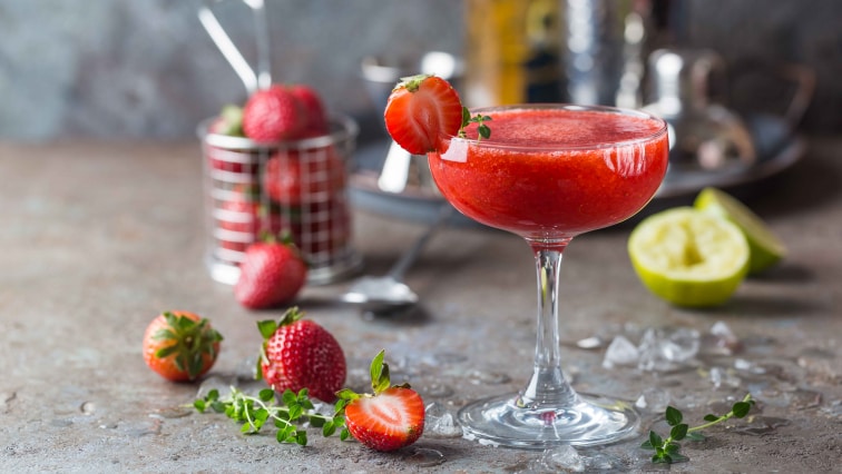 Fagyasztott epres daiquiri