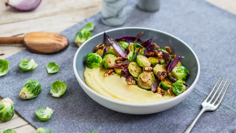 Polenta s ružičkovým kelom