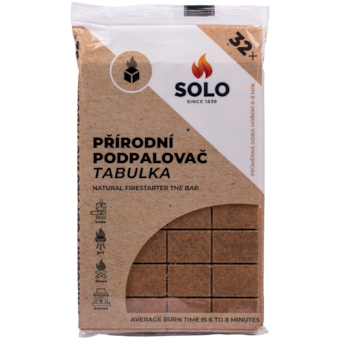 SOLO Přírodní podpalovač tabulka*