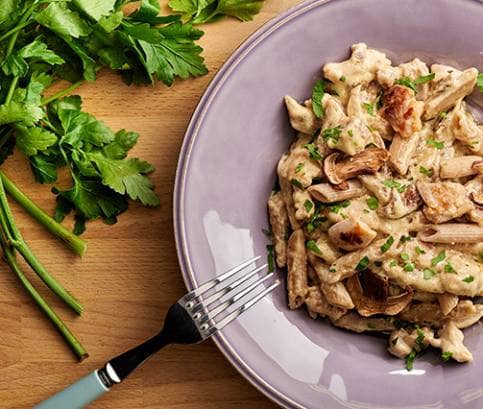 Penne s kuřecím masem