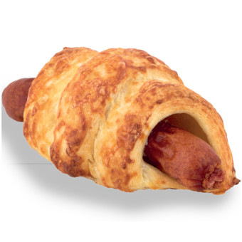 Croissant s párkem