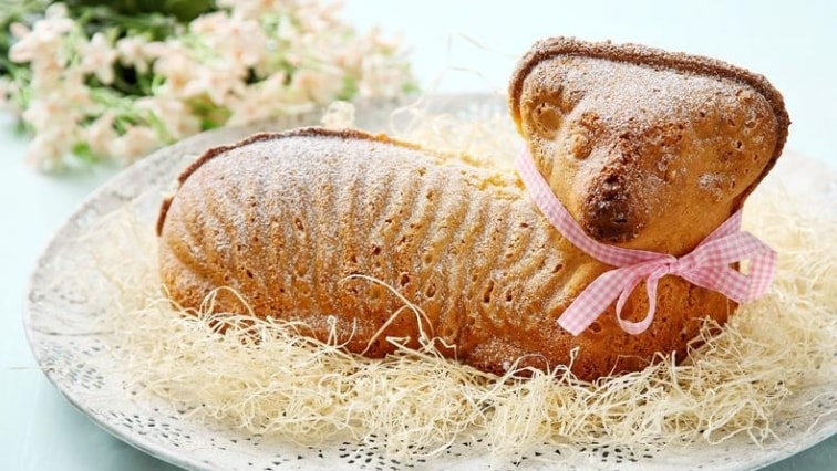 Piškotový velikonoční beránek s kokosem