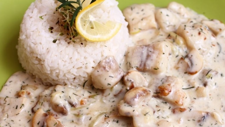 Kapros-gombás halragu