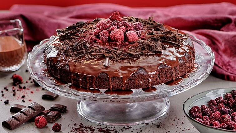 Csokoládétorta céklával