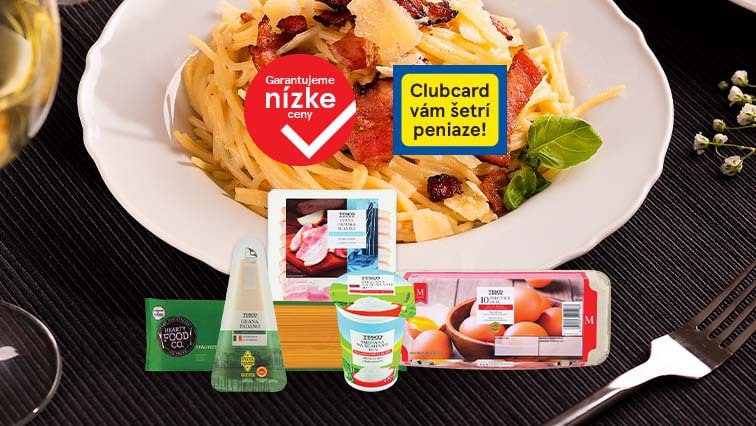 Valentínske špagety Carbonara