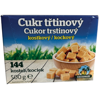 Cassonade Třtinový cukr kostkový