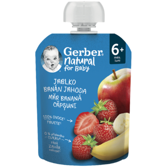 Gerber Natural Dětský ovocný příkrm