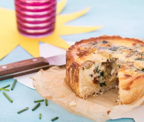 Bezlepkový mini quiche bez laktózy