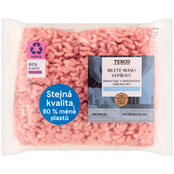 Tesco Mleté maso z vepřové plece