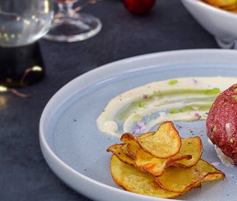 Tatársky biftek s omáčkou aioli