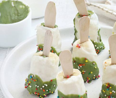 Bio banánové nanuky s pistáciovým krémom