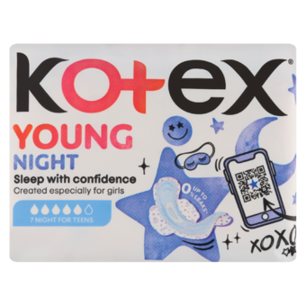 Kotex Young Night dámské hygienické vložky*