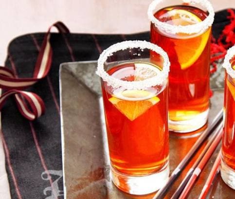 Halloweenský čaj s griotkou