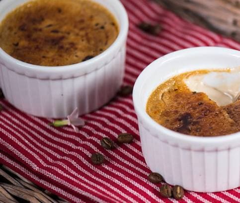Crème brûlée s kávou