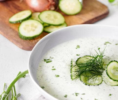 Studená uhorková polievka 