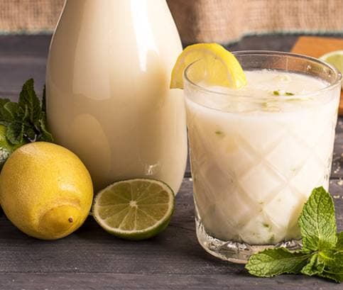 Krémová limonáda z limetiek