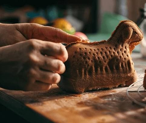 Zdravý velikonoční beránek z mandlové mouky