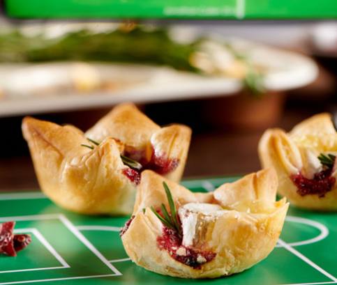 Brusnicovo-syrové chuťovky