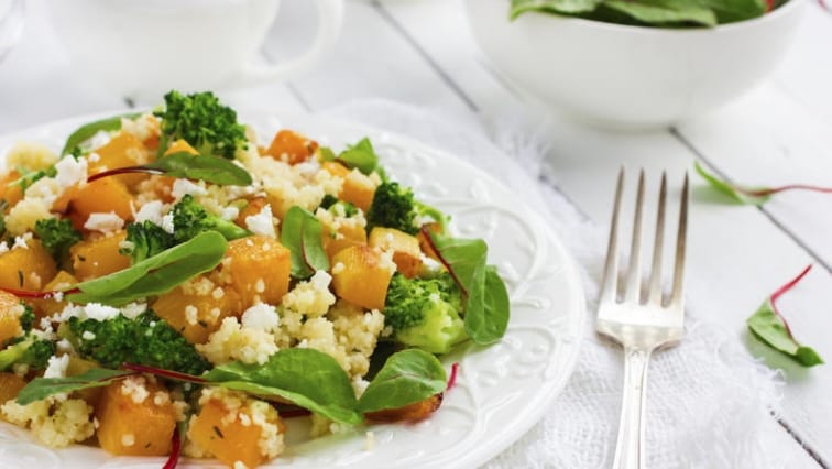 Bio kuskus s pečenou dýní