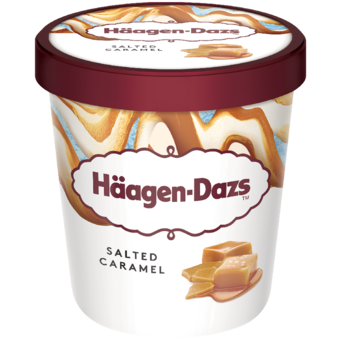 Häagen-Dazs Karamelová zmrzlina smetanová s polevou se slaným máslovým karamelem