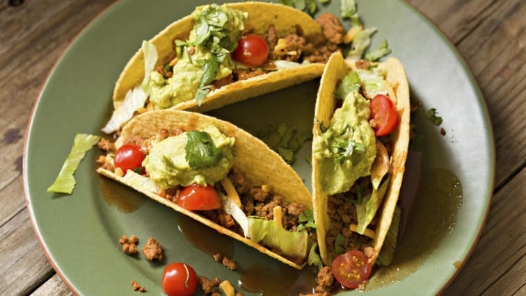 Mexické tacos s krůtím masem bez lepku