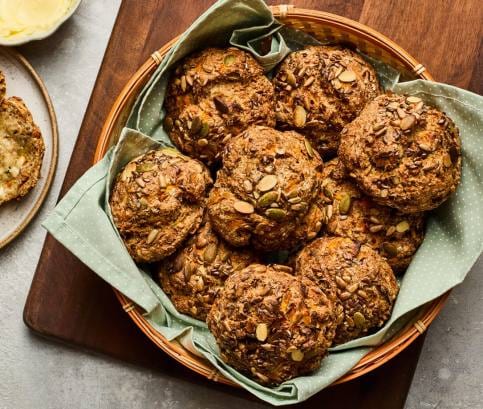 Éjszakai zabos zsemlék