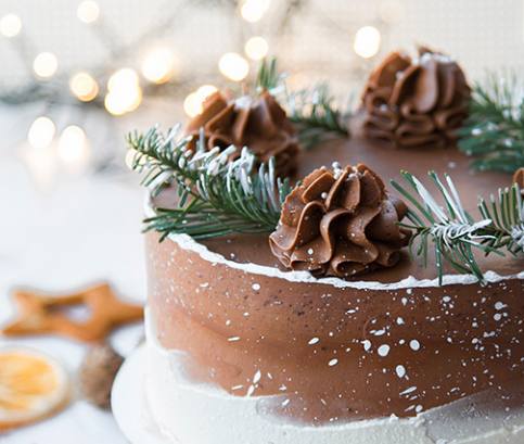 Čokoládovo-oříškový dort