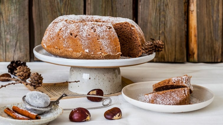 Nadýchaná gaštanová bábovka