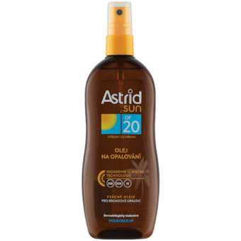 Astrid Sun Ochrana a bronz olej na opalování SPF 20