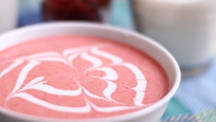 Földieper-leves pudingosan