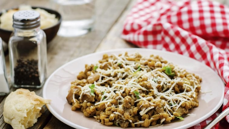 Italské houbové rizoto