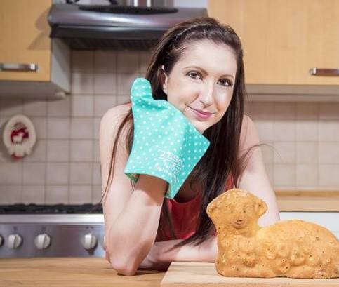 Velikonoční beránek s rozinkami