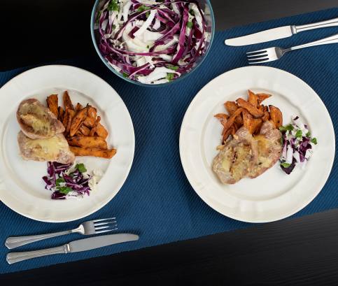 Sajtos sertésszeletek