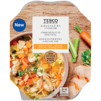 Tesco Kuřecí polévka s nudlemi