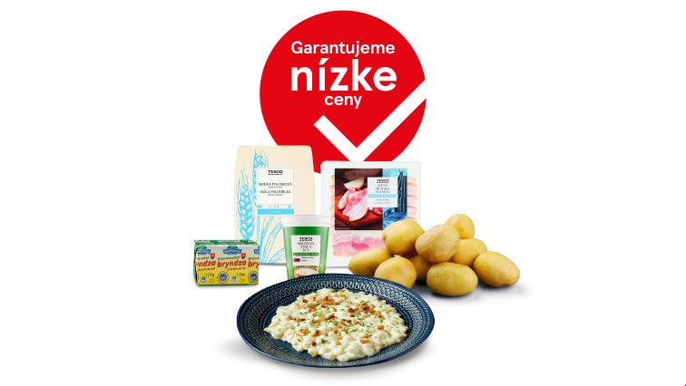 Recept na bryndzové halušky pre štyroch