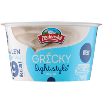 Zvolenský Light Style jogurt řeckého typu bílý
