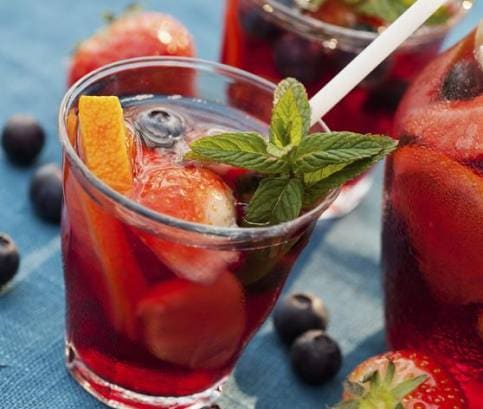 Sangria z červeného vína