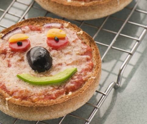 Mini vegetáriánus pizzák