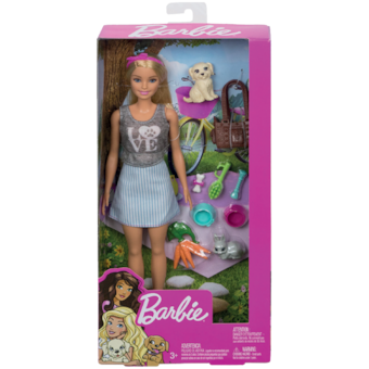 Barbie Panenka se zvířátky