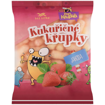 Pan Křupka Kukuřičné křupky jahodové