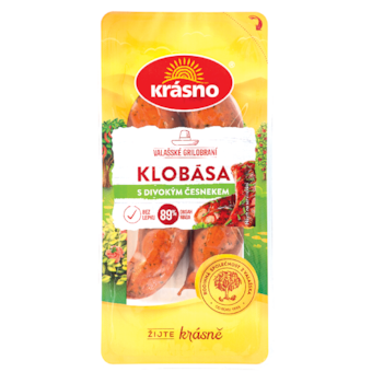 Krásno Klobása s divokým česnekem