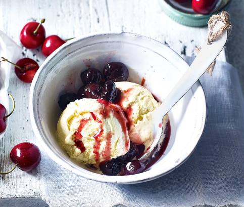 Fahéjas és vaníliás cseresznyebefőtt 