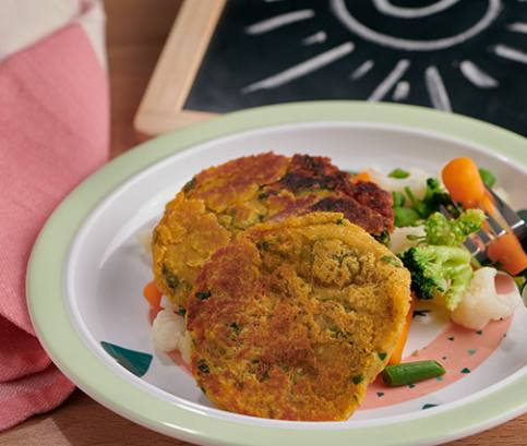 Čočkovo - špenátové lívance