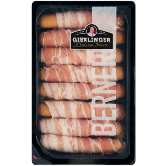 Gierlinger Berner Grilovací klobásky se sýrem ve slanině