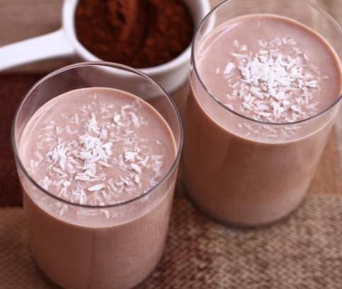 Csokis-kókuszos ital