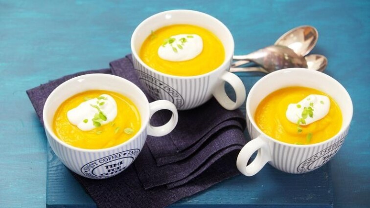 Polévka z dýně Hokkaido