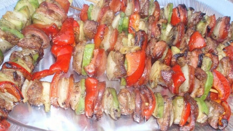 Výborné špízy na grilu