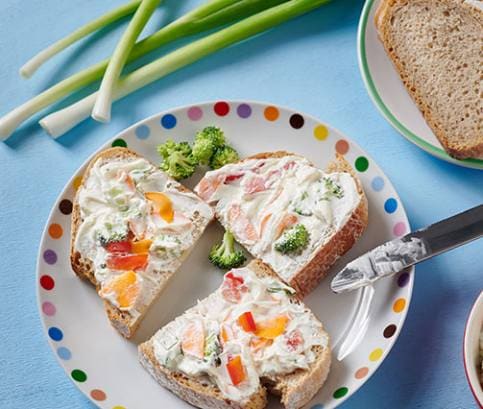 Zeleninovo-sýrová pomazánka